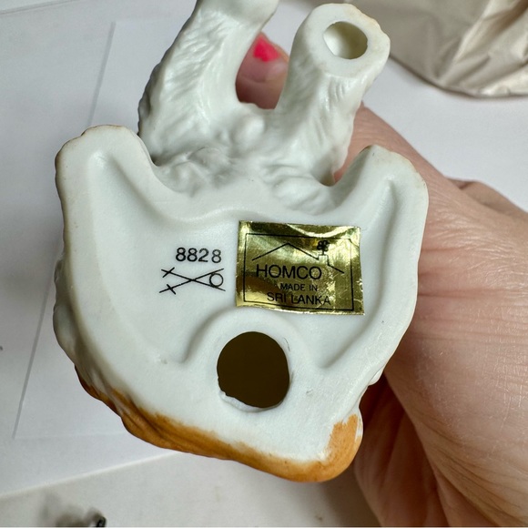 Vintage Homco porcelain dog figurine. Adorable pup (maybe beagle?) - Picture 6 of 9